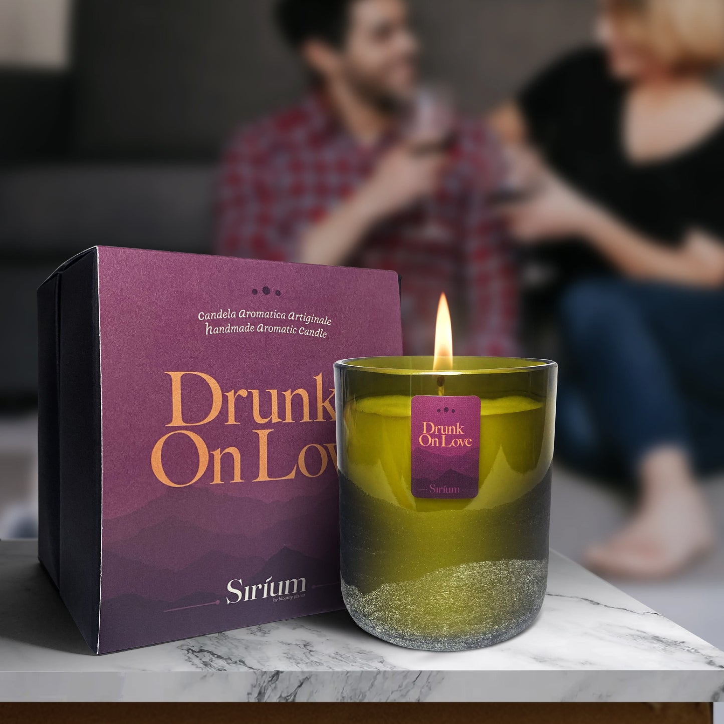 DRUNK ON LOVE - Handcrafted scented candle